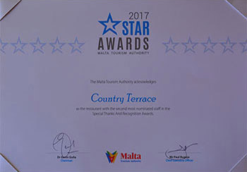Country Terrace Award